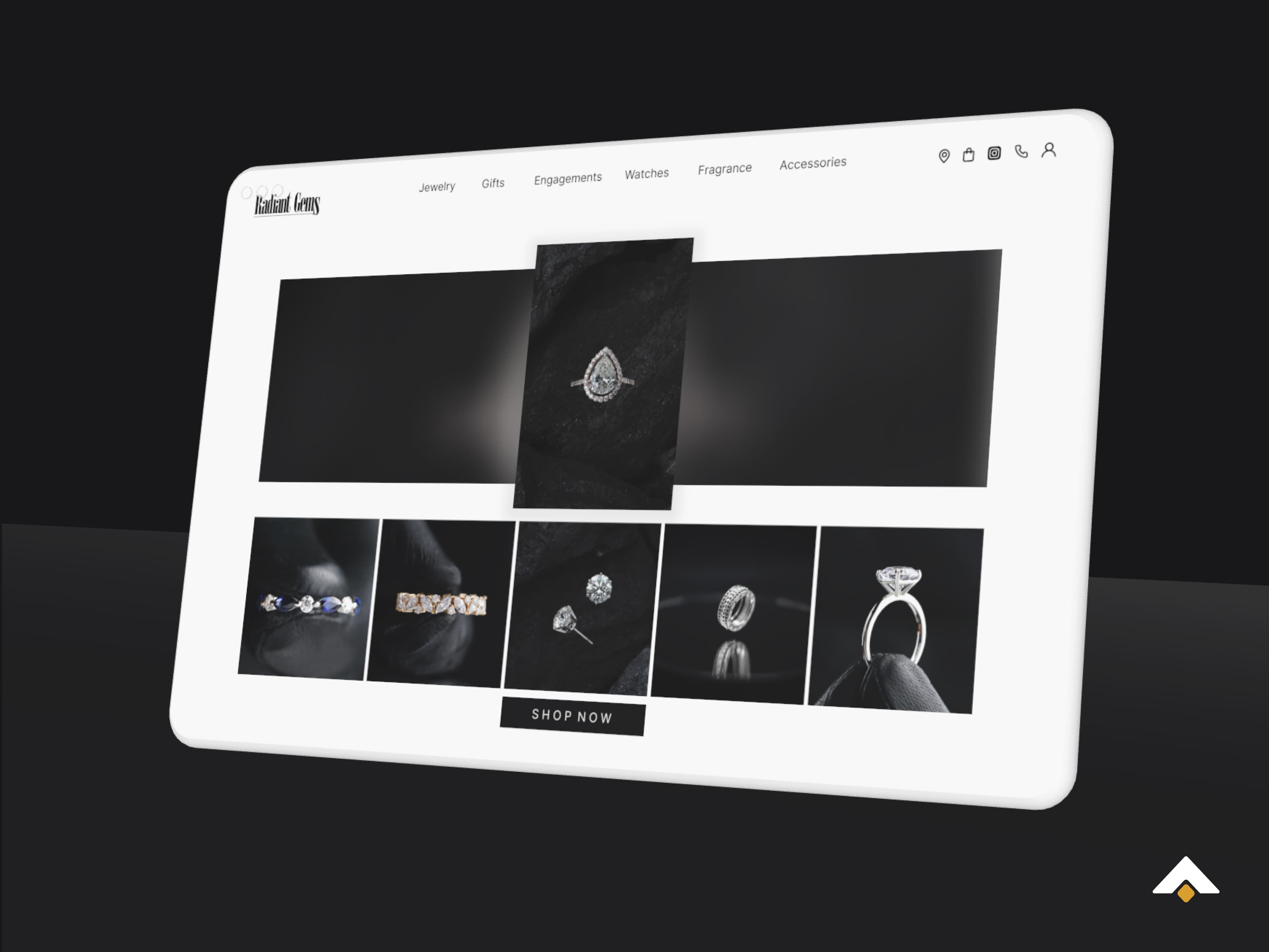 Radiant Gems - Jewelry E-commerce Site
