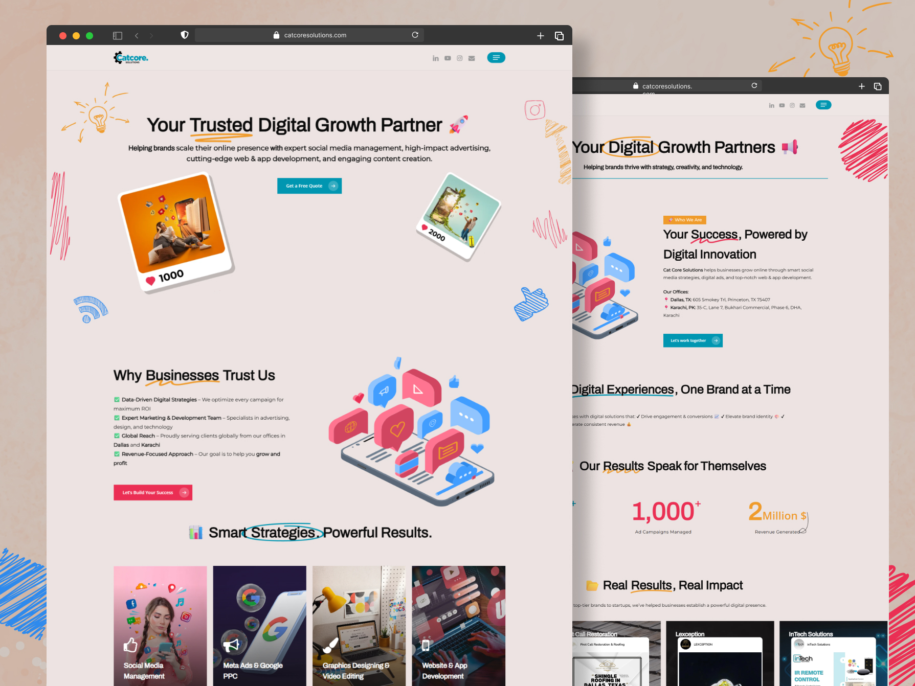 Cat Core Solutions - Website